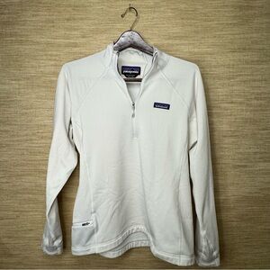 Patagonia Cream Quarter-Zip Fleece - Women’s L